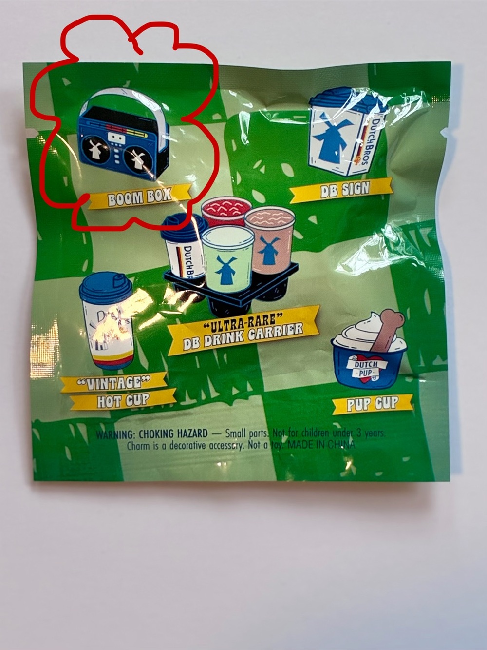 Dutch Bros Mystery Mini Charms: BOOM BOX